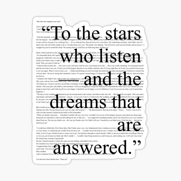Item preview, To the stars - ACOTAR  designed and sold by bookswithjulz.