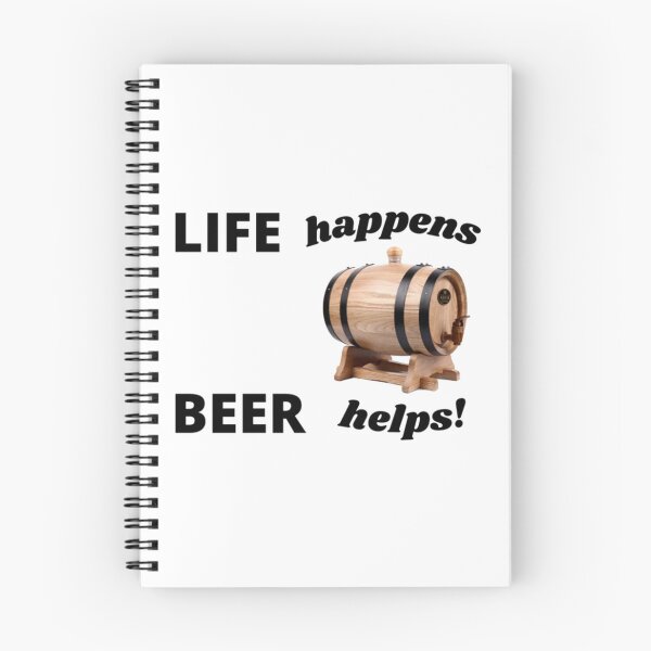 Item preview, LIFE happens BEER helps!   designed and sold by galvinitjeth.