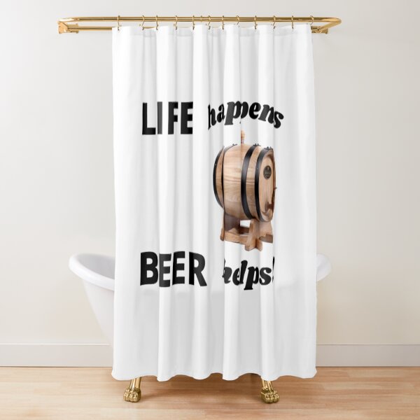 Item preview, LIFE happens BEER helps!   designed and sold by galvinitjeth.