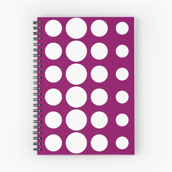Item preview, Gradient Dots - burgundy and white designed and sold by JRP Design.