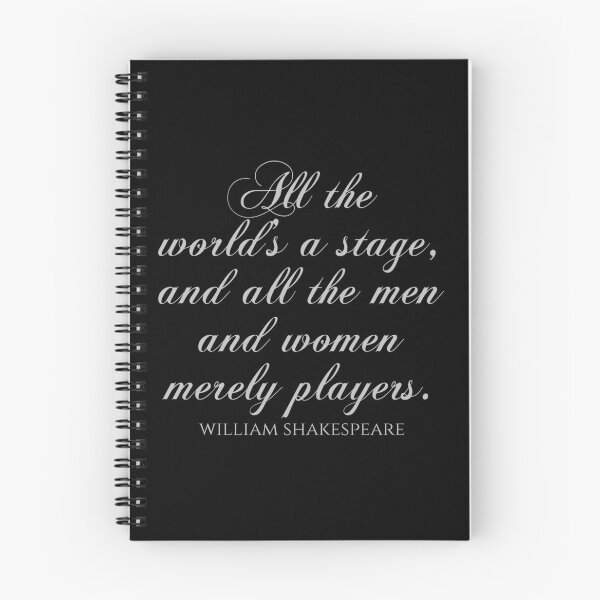 Item preview, William Shakespeare - All The World's A Stage And All The Men And Women Merely Players designed and sold by PhiloJourney.
