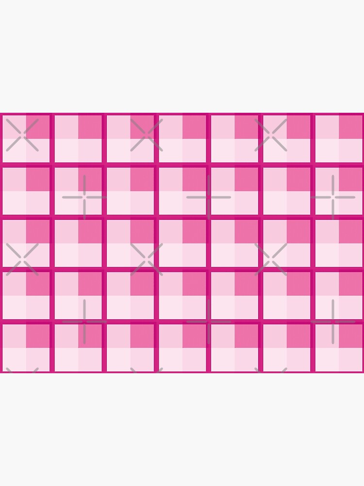 checkered-pattern-in-different-shades-of-pink-poster-for-sale-by