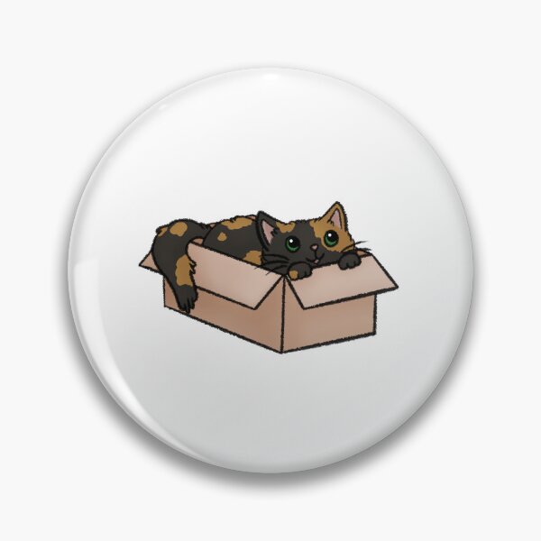 Item preview, Cute Tortie Cat In A Box designed and sold by Zephyr-Studio.