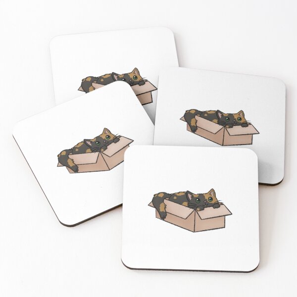 Item preview, Cute Tortie Cat In A Box designed and sold by Zephyr-Studio.