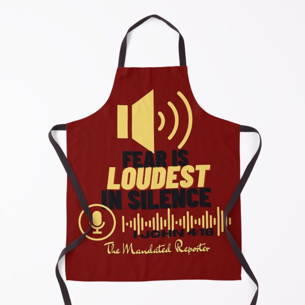 Item preview, Fear is LOUDEST in Silence - Burgundy designed and sold by TheReporter1.