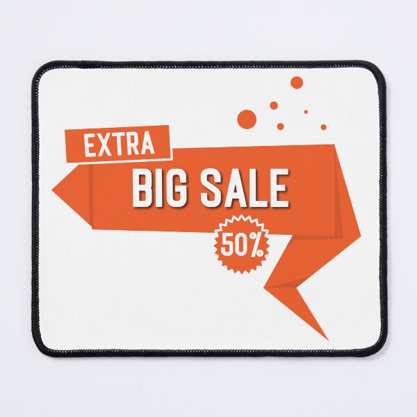 Item preview, unique design promo label tag extra big sale 50% designed and sold by satriyanto.