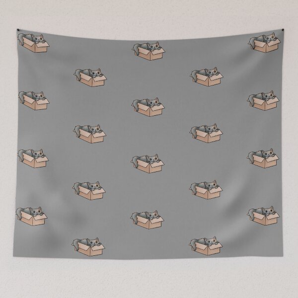 Item preview, Cute Muted Tortie Cat In A Box designed and sold by Zephyr-Studio.