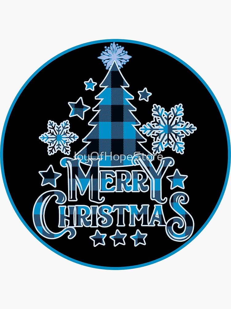 Light Blue Christmas Plaid Vinyl