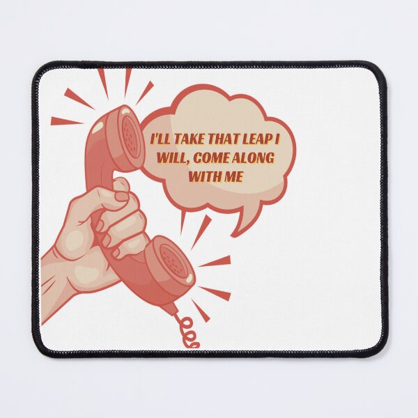 Item preview, I'll take that leap I will, Come along with me- Coral designed and sold by studioarchive.