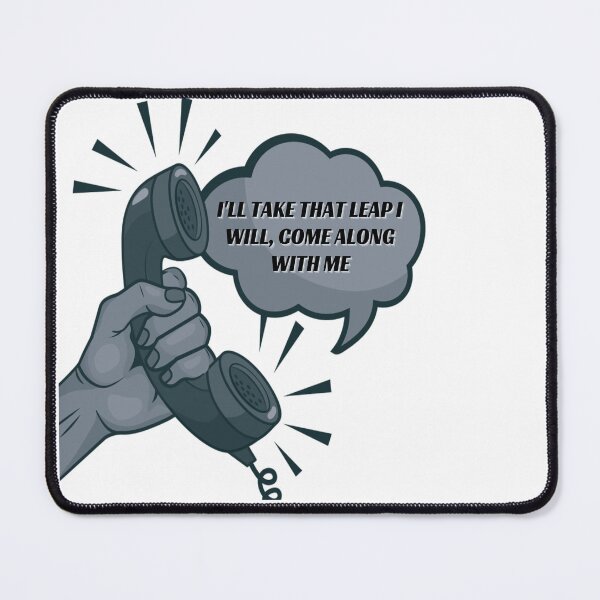 Item preview, I'll take that leap I will, Come along with me- Noir designed and sold by studioarchive.