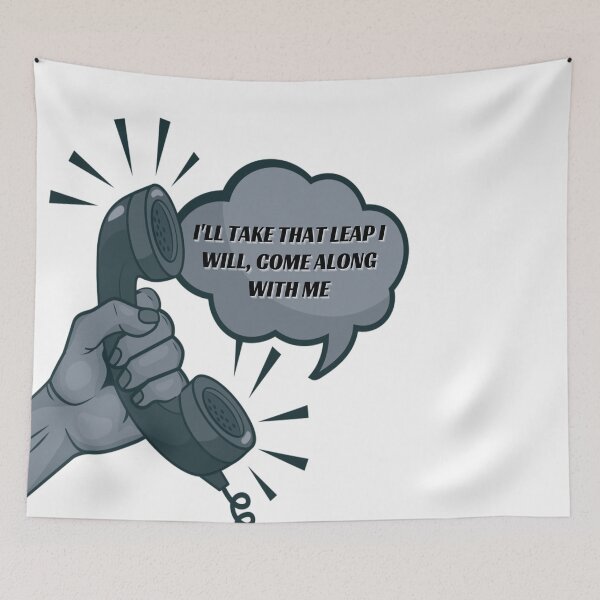 Item preview, I'll take that leap I will, Come along with me- Noir designed and sold by studioarchive.