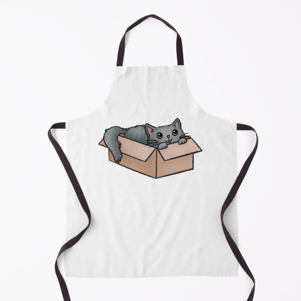 Item preview, Cute Gray Tabby Cat In A Box designed and sold by Zephyr-Studio.
