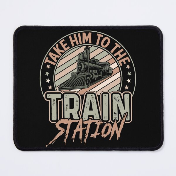 Item preview, Take Him to Train Station designed and sold by CatasCornerShop.
