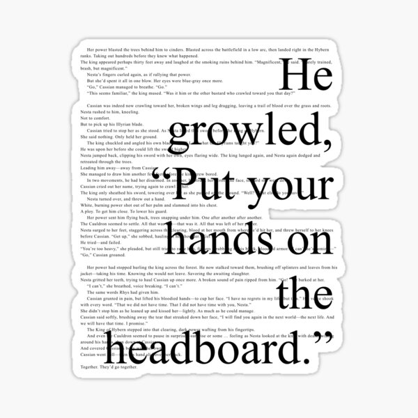 Item preview, The Headboard - ACOTAR  designed and sold by bookswithjulz.