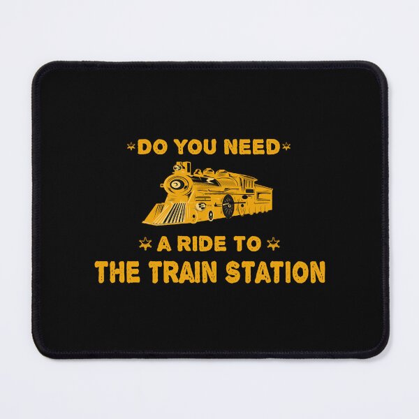 Item preview, Do you Need a Ride to the Train Station Cowboys Railroad Lovers Dutton Team Rip designed and sold by CatasCornerShop.