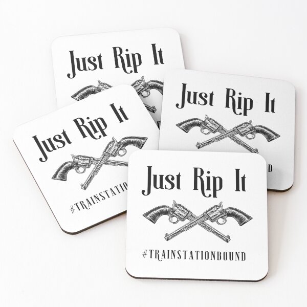 Item preview, Just Rip It Train Station Bound Yellowstone Funny gift idea designed and sold by CatasCornerShop.