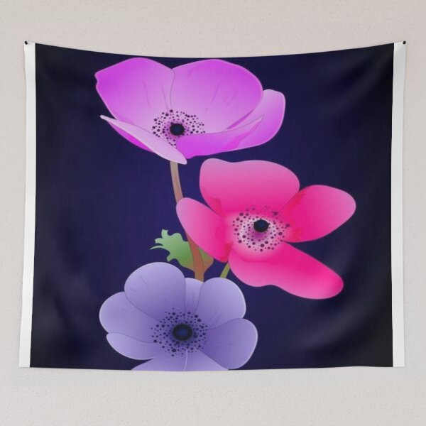 Item preview, Anemones Flowers Digital Art designed and sold by NengShop.