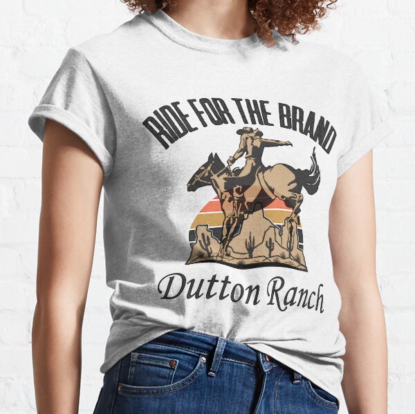 Men's Yellowstone Dutton Ranch Cowboy Ride For The Brand T-shirt : Target