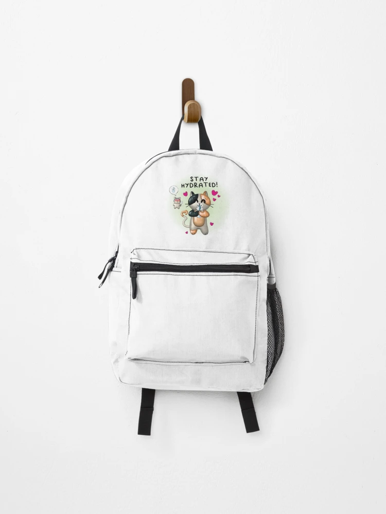 Thumbnail 1 of 3, Backpack, Stay Hydrated! designed and sold by RisoandFriends.
