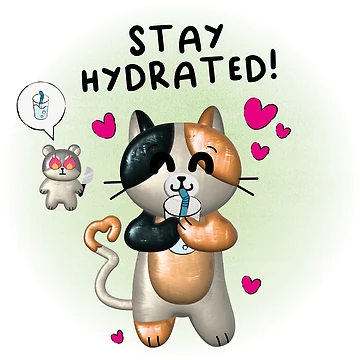 Artwork thumbnail, Stay Hydrated! by RisoandFriends