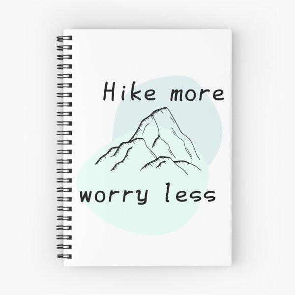 Item preview, Hike more worry less designed and sold by We Grow.