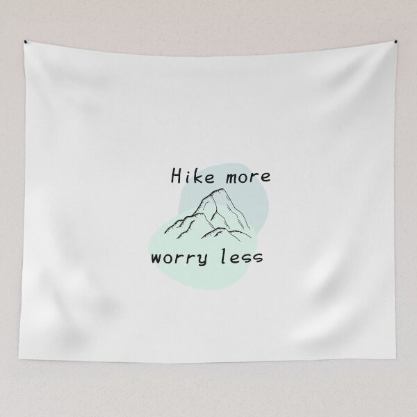 Item preview, Hike more worry less designed and sold by We Grow.