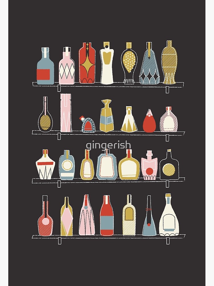 Mid Century Bottles by gingerish