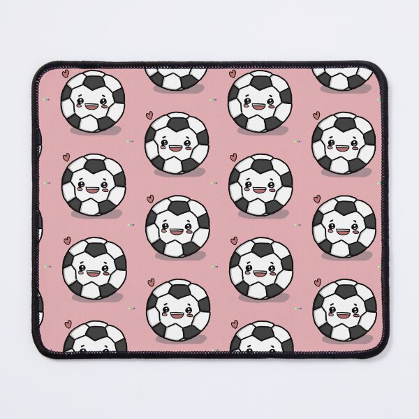 Item preview, Smiling Soccer Ball Cute Kawaii designed and sold by StickerBird.
