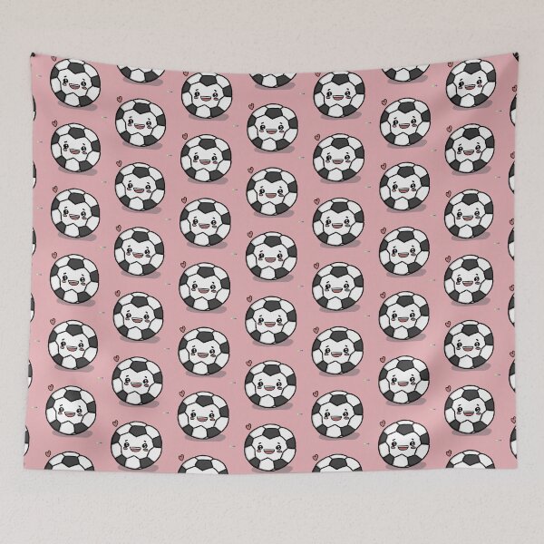 Item preview, Smiling Soccer Ball Cute Kawaii designed and sold by StickerBird.