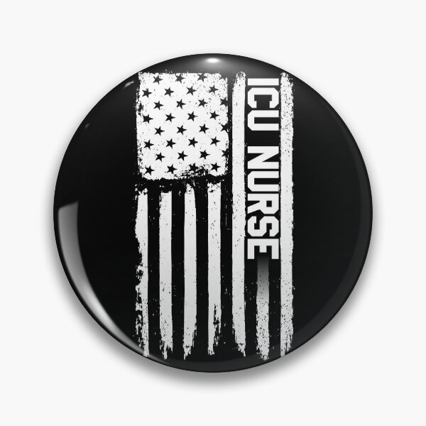 Item preview, ICU Nurse American Flag RN Patriotic ICU Nurse Gear designed and sold by DynamicDesign.