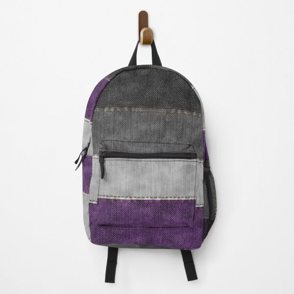Item preview, Denim Textured Seamless Asexual Pride Flag Pattern designed and sold by LiveLoudGraphic.