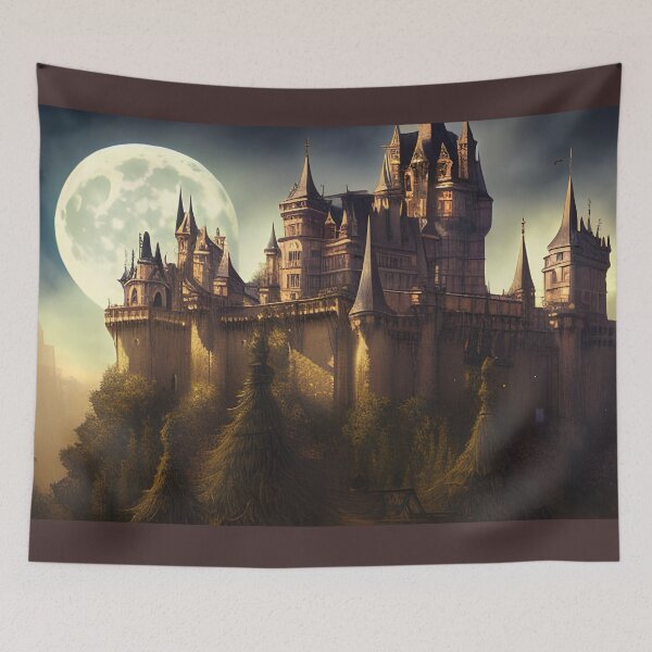 Item preview, Castle under the moonlight designed and sold by REALDesign-Shop.