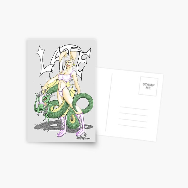 Latte Monroe Postcard