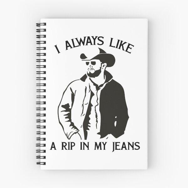 Item preview, Yellowstone I Always Like a Rip In My Jeans designed and sold by CatasCornerShop.