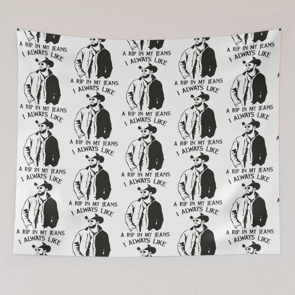 Item preview, Yellowstone I Always Like a Rip In My Jeans designed and sold by CatasCornerShop.