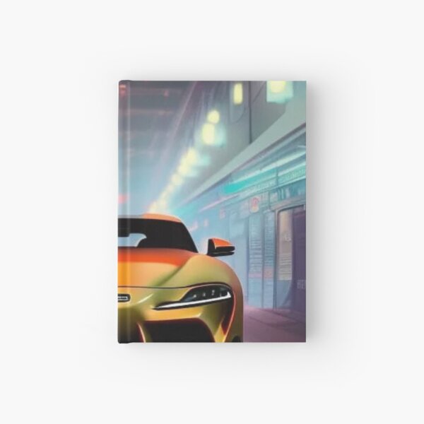 Supra Car Render Hardcover Journal