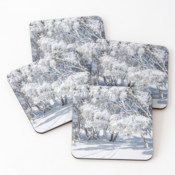 Item preview, Ski tracks through the snow gums, Perisher designed and sold by Jan Glover.
