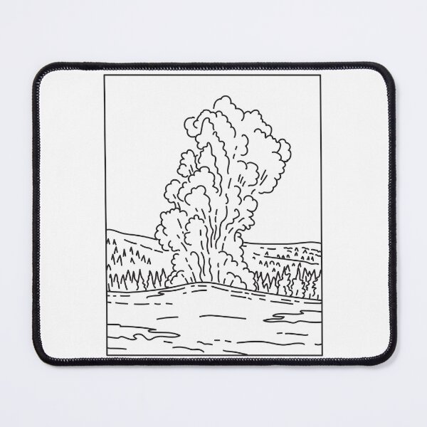 Item preview, Yellowstone national park   designed and sold by CatasCornerShop.