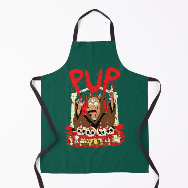Item preview, Retro Pup Cult Band Logo Fan designed and sold by LeatheEvoke.