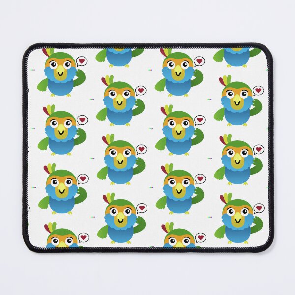 Item preview, Kawaii Cartoon Parrot Cute designed and sold by StickerBird.