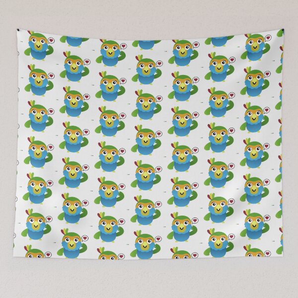 Item preview, Kawaii Cartoon Parrot Cute designed and sold by StickerBird.