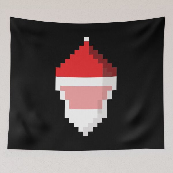 Item preview, Pixel Santa Claus Face T-Shirt designed and sold by JMKM-Designs.