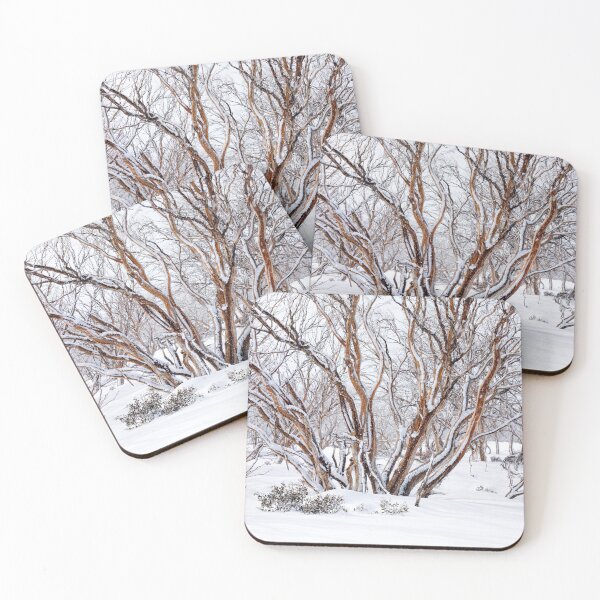 Item preview, Snowgums on the cross country trail Perisher designed and sold by Jan Glover.