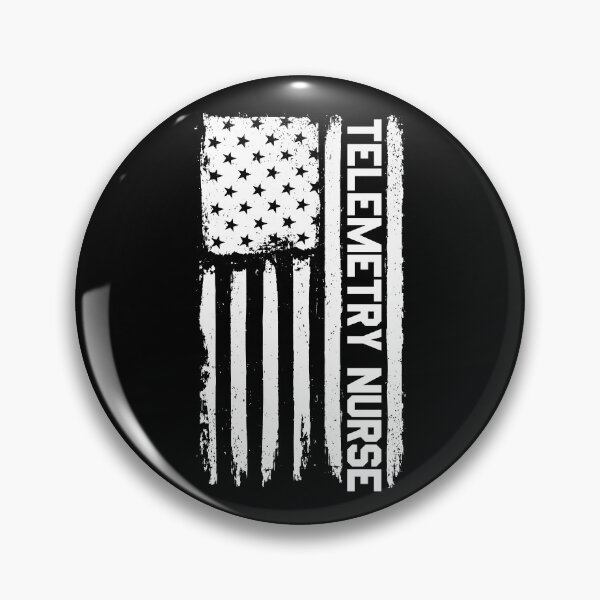 Item preview, Telemetry Nurse American Flag RN Patriotic Telemetry Nurse Gear designed and sold by DynamicDesign.