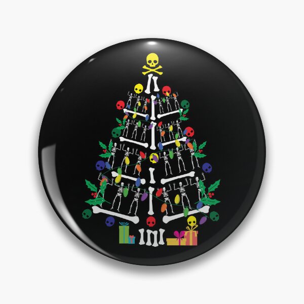 Item preview, Skeleton Christmas Tree Skull Spooky Christmas Skeleton Tree Gear designed and sold by DynamicDesign.