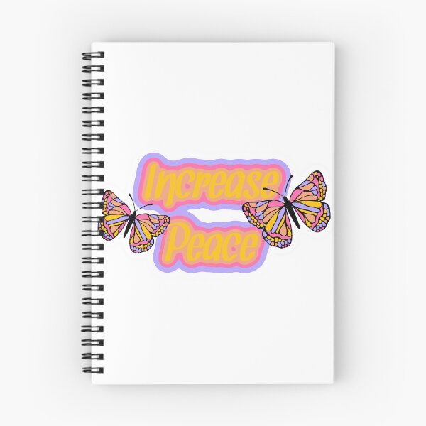 Item preview, Increase peace colorful butterfly sticker  designed and sold by nataliamae1304.