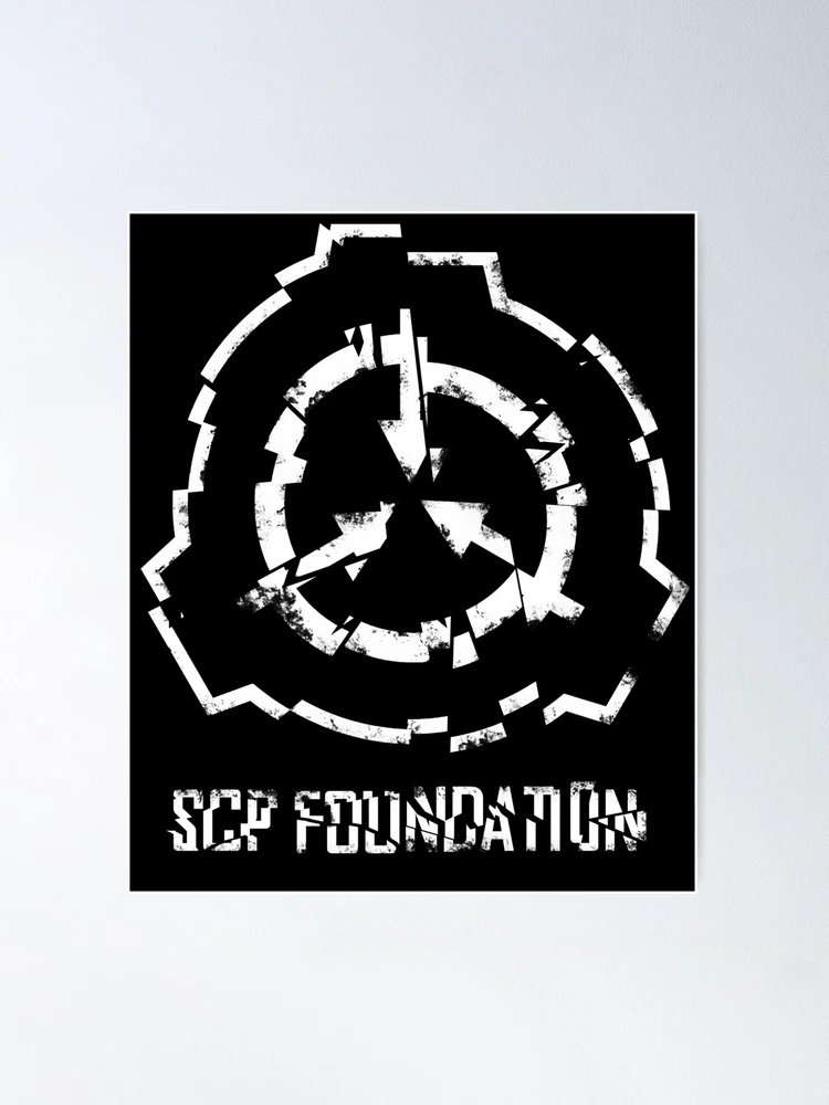 SCP Foundation Logo - White on Black Shot Glass