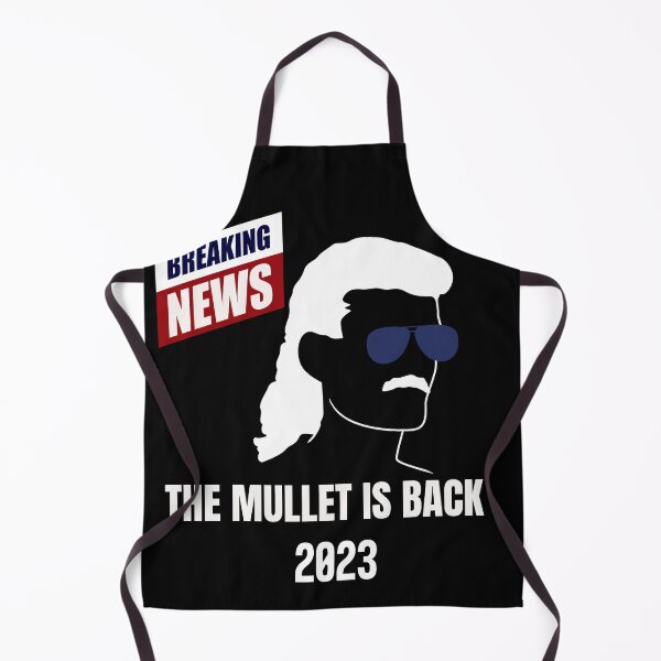 Item preview, Mullet is Back Breaking News designed and sold by miyagifactory.