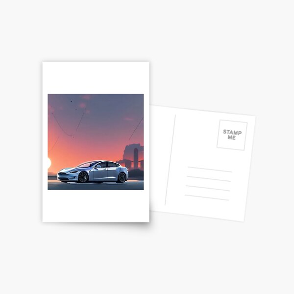 EV Sunset Postcard