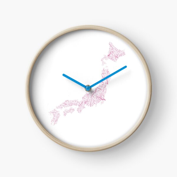 Rivières japonaises Horloge